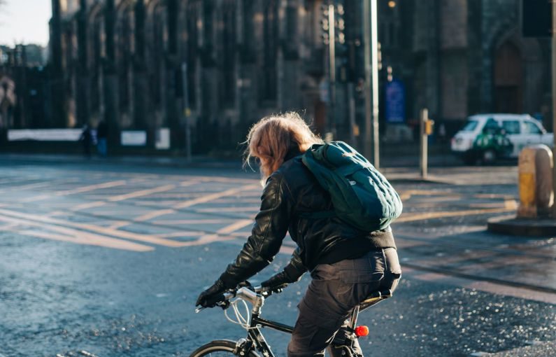 Nitrogen Cycle - man riding on bicycle