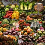 Nutrition Exotic - assorted fruits at the market