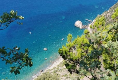 Handling Exotic - aerial photography of body of water and mountains