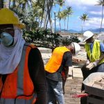 Safety Exotic - a group of people wearing safety vests and masks