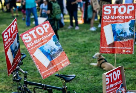 Pet Weight - a group of red and white signs on a bike